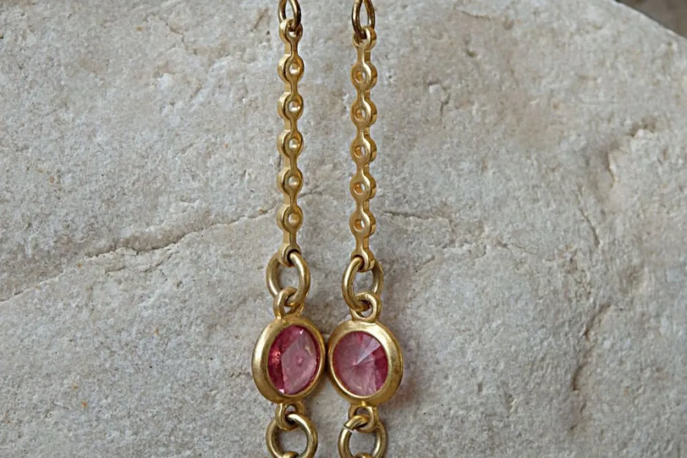 Pink Fuchsia earrings.