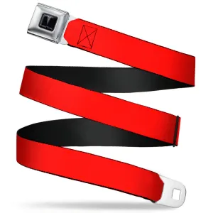 Pontiac Seatbelt Belt - Red Webbing