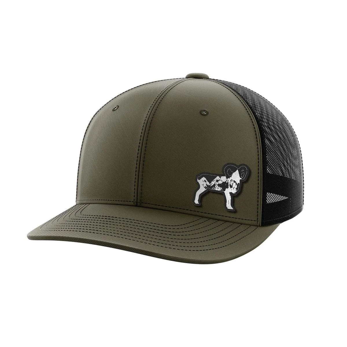 Ram Black Patch Hat