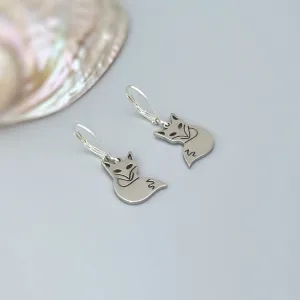 Silver Fox Earrings dangle