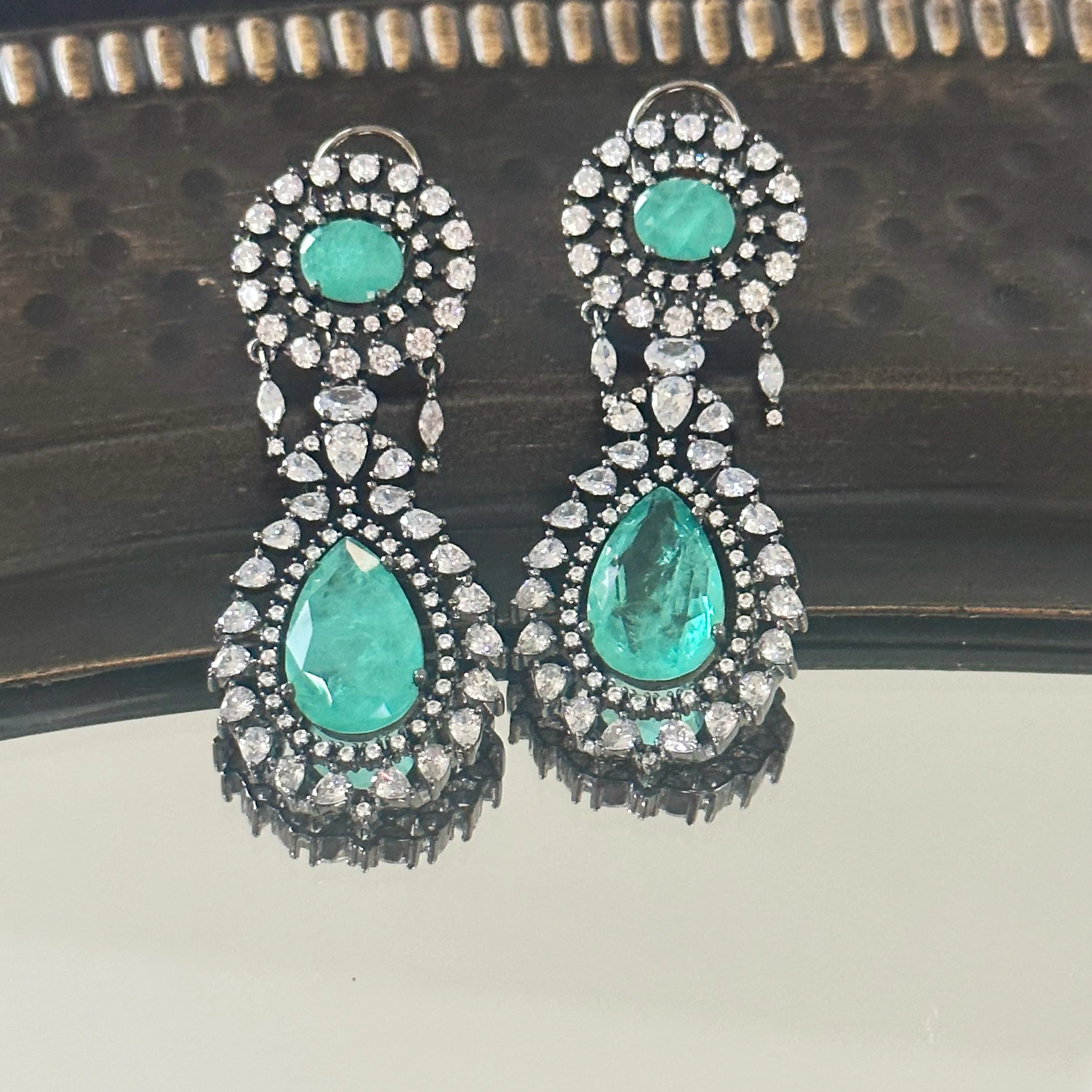 Vanya Antique Diamond Earrings