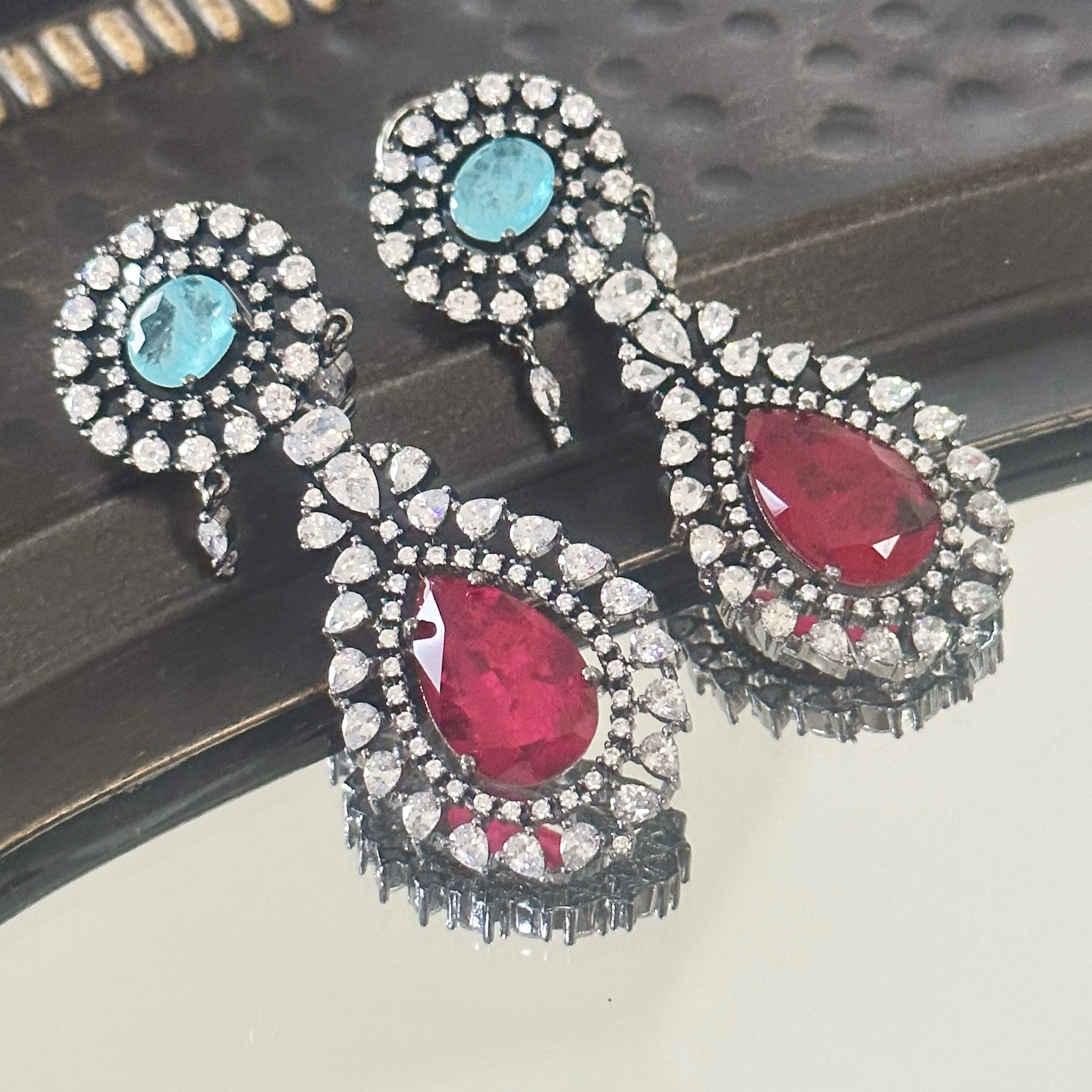 Vanya Antique Diamond Earrings