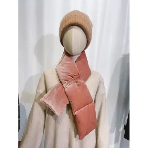Wholesale Imitation Suede Scarves, Down Cotton Cross Scarves