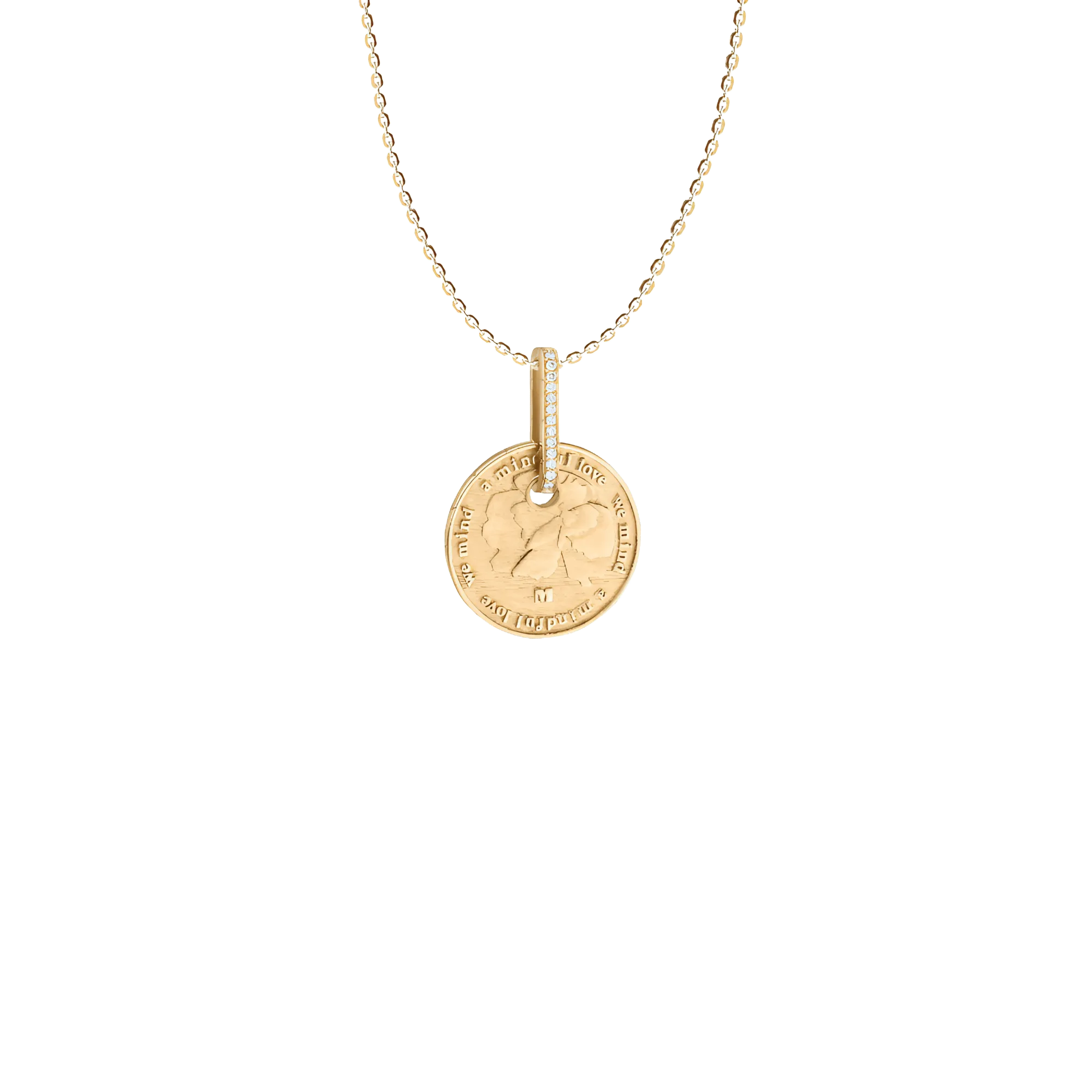 Wild flowers pendant necklace