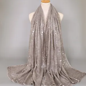 Women's Shimmer Viscose Shawl Scarf
