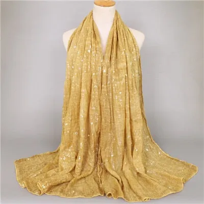 Women's Shimmer Viscose Shawl Scarf