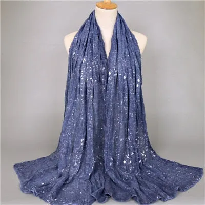 Women's Shimmer Viscose Shawl Scarf